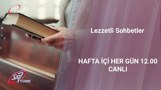 Lezzetli Sohbetler Yarın Saat 12.00'de SAT-7 TÜRK Ekranları ve Sosyal Medya Platformlarında Sizlerle