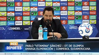 "VITAMINA" SÁNCHEZ TRAS LA GOLEADA | La palabra del DT de Olimpia tras quedar fuera de la Copa