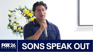 Houston ICE shooting: Sons speak at father's vigil