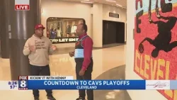 Kenny's feeling the energy for Cavs Playoffs!