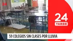 Suspensión de clases en Atacama: 59 colegios cerrados por precipitaciones | 24 Horas TVN Chile