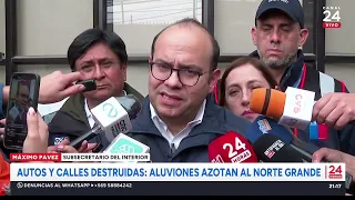 Autos y calles destruidas: aluviones azotan al norte grande