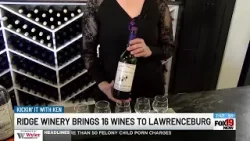 Винодельня Ridge Winery представляет 16 сортов вина в Лоуренсбурге.