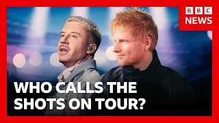 Ed Sheeran and Macklemore backlash: Who calls the shots on tour? | BBC News