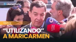 Moreno denounces that Sánchez is "manipulating the figure" of Maricarmen