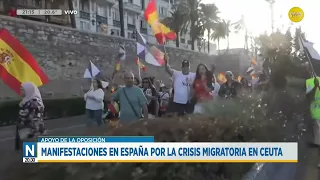Spain: protests over the migration crisis in Ceuta │N20:30│09-02-26