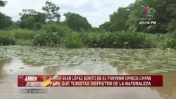 Barra Juan López in El Porvenir offers kayaking for tourists to enjoy nature