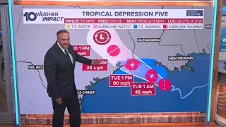 Tropical depression in the Gulf has high chance of becoming Tropical Storm Edouard, NHC says