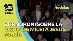 Bornoroni dio algunas pistas de la visita de Javier Milei al Festival de Jesús María