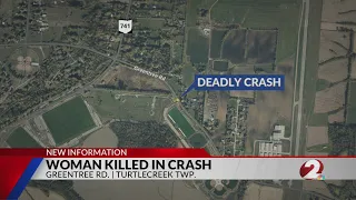 Woman killed in crash in Turtlecreek Township