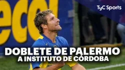 ¡GOLEADA 3 A 0 DE BOCA A INSTITUTO CON MARADONA EN EL PALCO! 2005