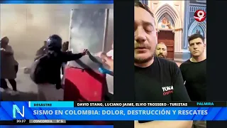 Three friends from Entre Ríos caught in the earthquake in Colombia
