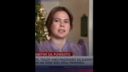VP Sara Duterte, tuloy ang pagtakbo sa Eleksyon 2028; inaasahan na raw ang mga paninira | 24 Oras