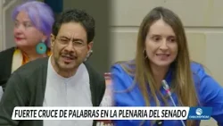 Fuerte tensión entre Paloma Valencia e Iván Cepeda