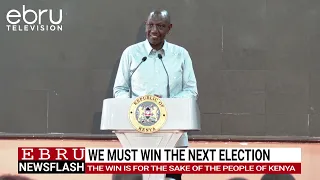 President Ruto Says 2027 Victory Vital, Accuses Opposition of Lacking Agenda. #ebrunews