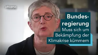 phoenix tagesgespräch mit Britta Haßelmann zur Kabinettsklausur und dem Hitzschutz | 25.08.26