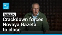 Russia’s Novaya Gazeta to cease publication amid Kremlin crackdown • FRANCE 24 English