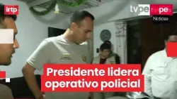 Presidente lidera operativo en SMP tras desarticulación de banda de extorsionadores Presidente lidera operativo en SMP tras desarticulación de banda de extorsionadores