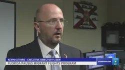 Florida pauses migrant flight program