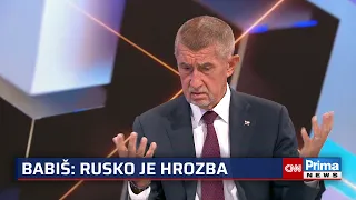 Rusko je hrozba, tvrdí Babiš. Kybernetické útoky podle něj mohou zasáhnout i Česko