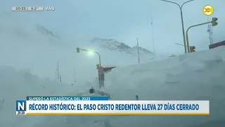 Historic record! Cristo Redentor pass has been closed for 27 days │N20:30│08/26/10