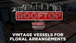 The Rooftop: Vintage vessels for floral arrangements