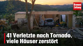 41 Injured After Tornado, Many Houses Destroyed | krone.tv NEWS