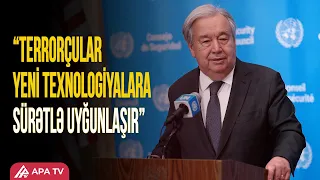 BMT-dən xəbərdarlıq: Terrorçular süni intellektdən istifadə edir | APA TV