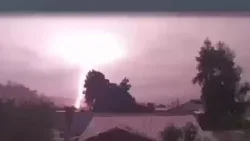 Tormentas eléctricas en Osorno.