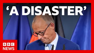 German Chancellor Merz calls state election a 'disaster' for his party but vows to stay | BBC News