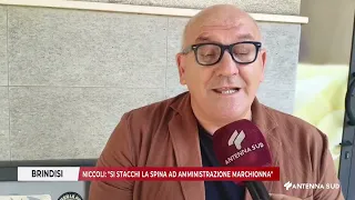 29 GIUGNO 2026   BRINDISI   NICCOLI   SI STACCHI LA SPINA AD AMMINISTRAZIONE MARCHIONNA