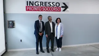 Fico visita la nuova ala del pronto soccorso di Avellino