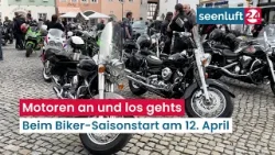 Motoren an und los gehts - Beim Biker-Saisonstart am 12. April