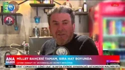Millet Bahçesi tamam, sıra hat boyunda
