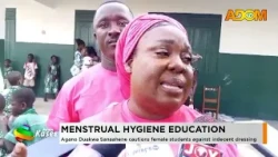 Menstrual Hygiene: Agano Duakwa Sanaahene cautions female students against indecent dressing