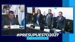 Avanza el análisis de la propuesta de #Presupuesto2027. 09-10-2026