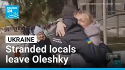 Stranded locals use rare truce to leave Moscow-occupied town in Ukraine • FRANCE 24 English