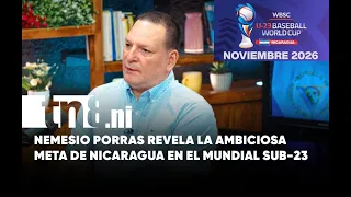 Nemesio Porras confident in Nicaragua's bid for gold at the U-23 Baseball World Cup