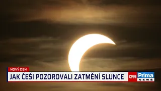 Zatmění Slunce 2026: Jak Češi pozorovali zatmění a Perseidy
