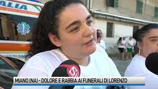 Miano (NA): l'ultimo saluto a Lorenzo, ucciso per un a lite a calcetto