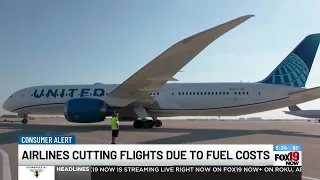 Airlines cutting flights due to high fuel costs