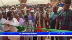 Dr. Kelly Inedegbor, Chairman of Esan North-East Local Government, initiates project activities