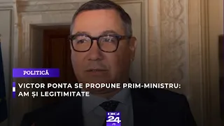 Victor Ponta se propune prim-ministru: Am și legitimitate