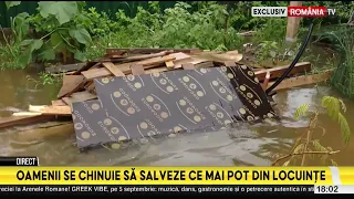 Flash flood alert! Red code for flooding in Tulcea and Constanța.
