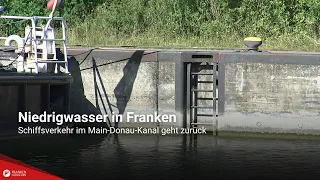Low Water Levels in Franconia: Ship Traffic on the Main-Danube Canal Declines