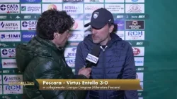 Pescara - Virtus Entella 3-0, Gorgone: “Gruppo straordinario. Insigne in nazionale? Dico che…”