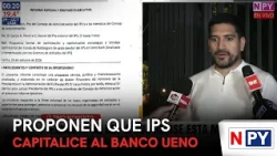 Proposal for IPS to capitalize Ueno bank