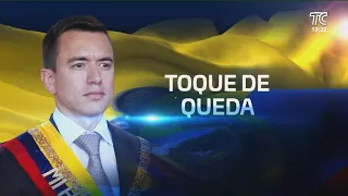 President Daniel Noboa addresses the nationwide curfew