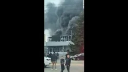Rússia: imagens mostram fumo após ataque mortal a fábrica