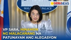 Malacañang, hinamon si VP Sara na maglabas ng ebidensya kaugnay sa kaniyang 2027 budget allegation